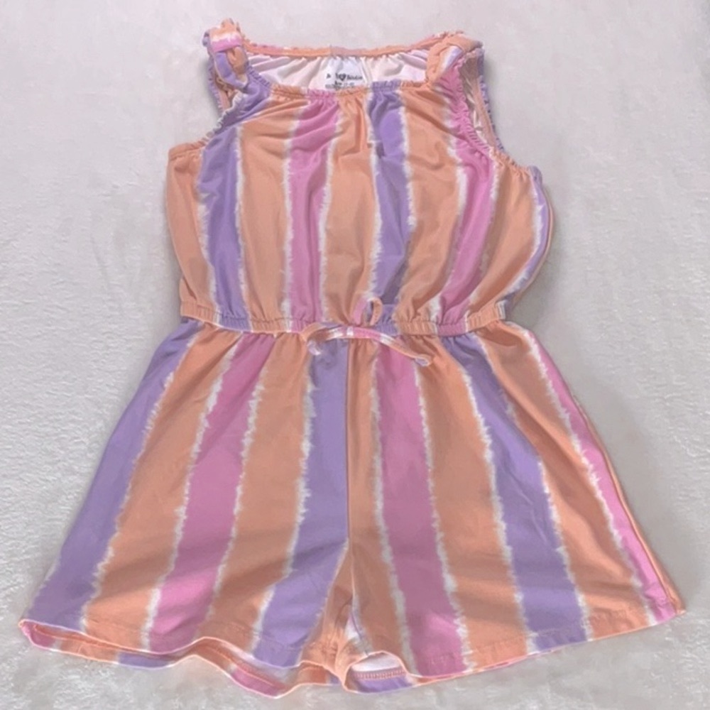 Bella & Birdie: Romper - Shorts/Racerback with Bow Derail 🎀